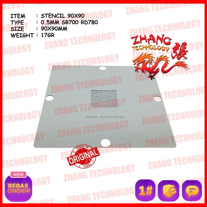 

TERLARIS! STENCIL 90X90 SB700 RD780 216 0674026 0752001 0674024 022