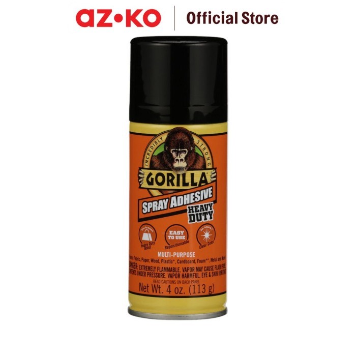 

AZKO Gorilla 118 ml Lem Semprot Adhesive Heavy Duty