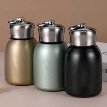 THERMOS KOPI TRAVEL TUMBLER STAINLESS 280ML - TERMOS AIR PANAS / HITAM