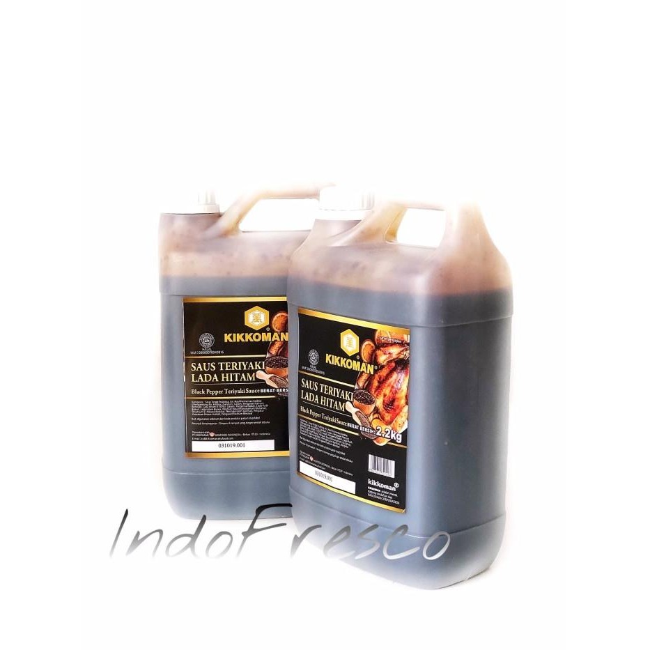 

Kikkoman Black Pepper Teriyaki Sauce- Saus Teriyaki Lada Hitam 2.2Kg New 100 % Original