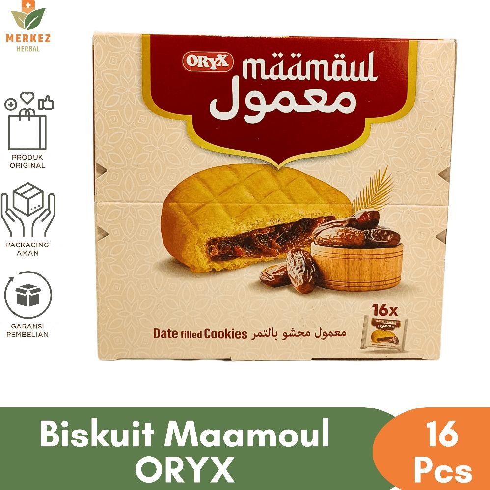 

Biskuit Maamoul Mamoul Al Batal Makanan Snack Cemilan Kue Jajanan Arab Kurma 1 Box Isi 16 Pcs