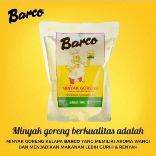 

Minyak Goreng Kelapa "Barco" Pouch 2 Liter - 1 Dus (6 Pcs) Termurah 100 % Original