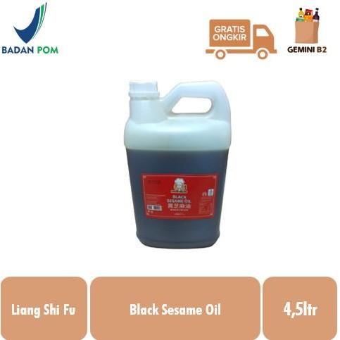 

Liang Shi Fu Black Sesame / Minyak Wijen Galon 4,5Ltr Halal Terlaris 100 % Original