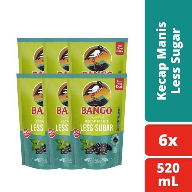 

Bango Less Sugar 720Gr Kecap Rendah Gula Isi 6 Terlaris 100 % Original