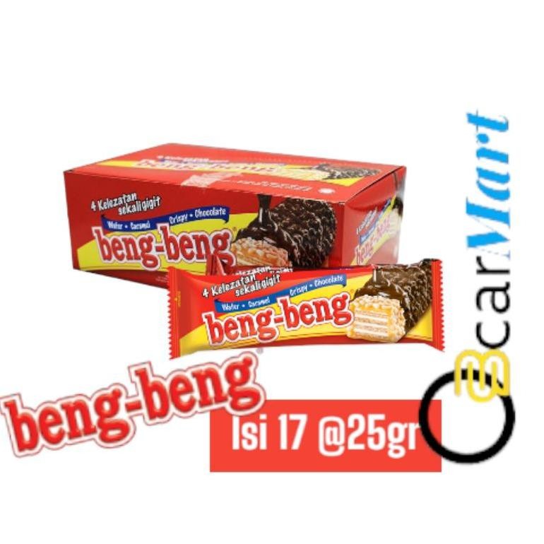 

BENG BENG 1 Dus isi 17 BengBeng Wafer Coklat Caramel 25gr