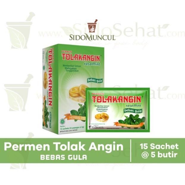 

Permen Tolak Angin Bebas Gula Sido Muncul