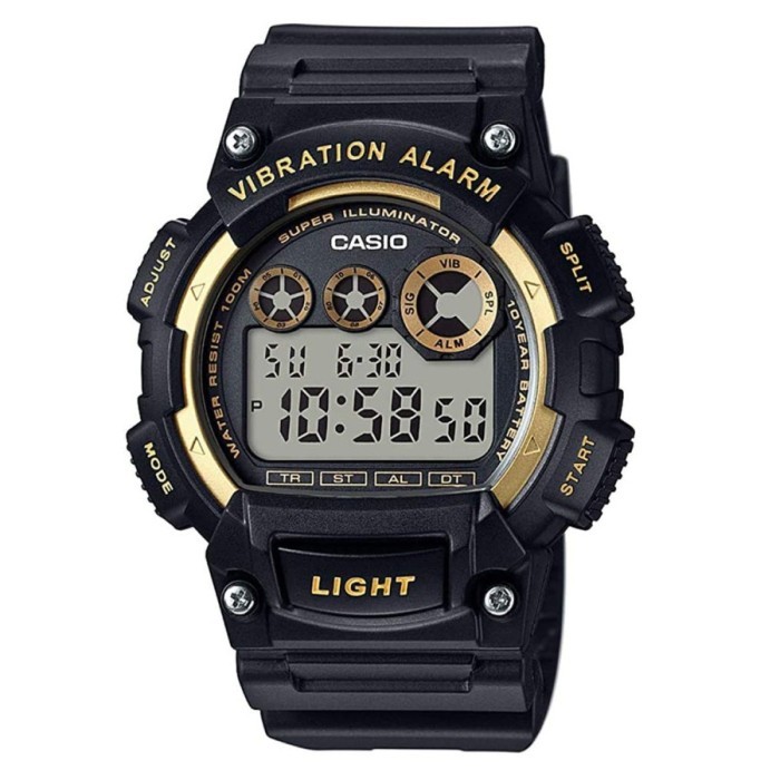 Jam Tangan Casio 100% Original Ori W-735H-1A2VDF W735H 1A2