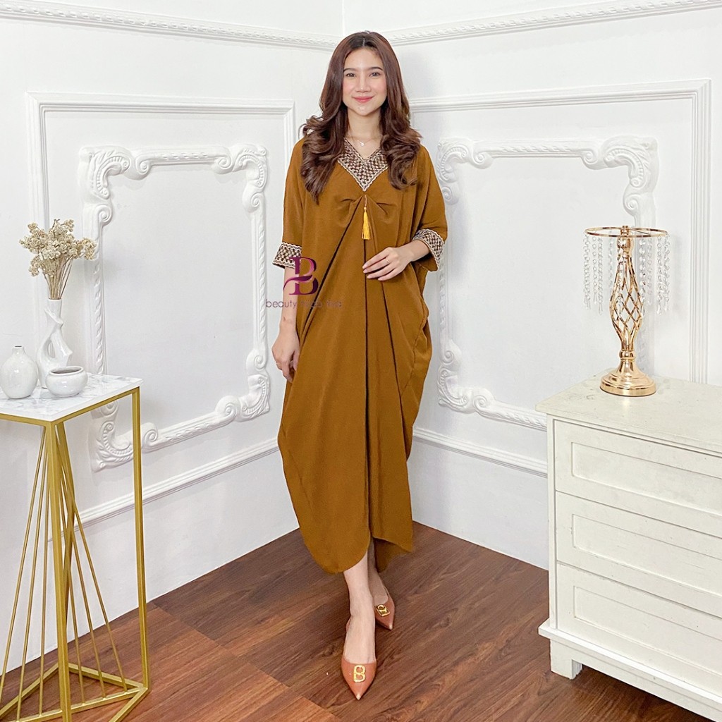 Gamis Lebaran Idul Fitri Bju Gamis Ibuibu Pengajian Dris Ukuran S M L Lx Xxl Xxxl Jumbo Juba Pakean 