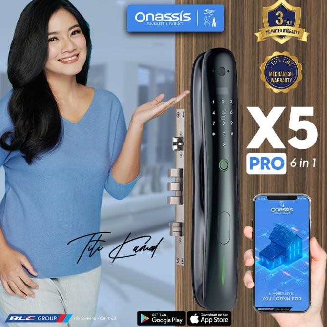ONASSIS SMART LOCK X5 PRO CAMERA BUILT IN