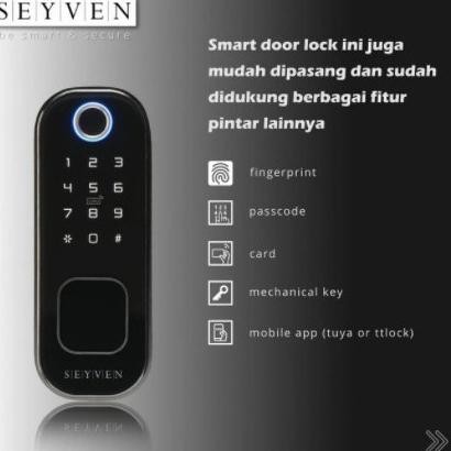 DEADBOLT DOOR LOCK SMART DOOR LOCK / SMART LOCK DOOR MEREK SEYVEN