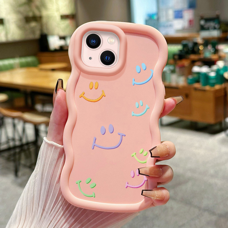 Casing Hp Untuk iPhone 13 13 Pro 13 Pro Max Case Casing Softcase tas Emoji penutup pelindung silikon