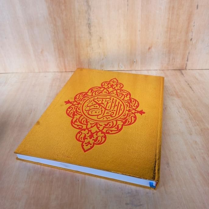 Alquran Cover Emas Jumbo, Al-Quran Lansia Non Terjemah, Alquran Manula terlaris