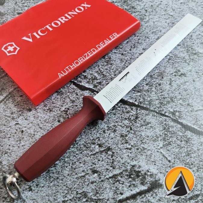 Pengasah pisau victorinox oval micro fine cut 30 cm original 7.8623