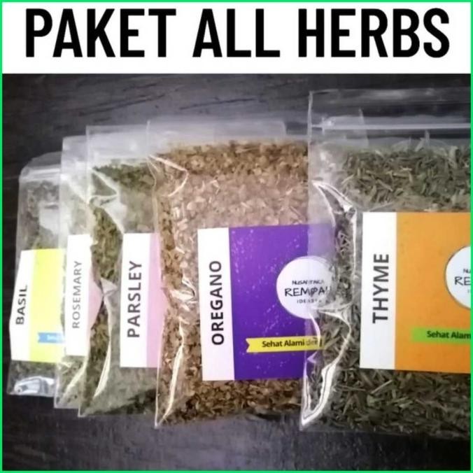 

^^^^^] PAKET HEMAT 10 GRAM DAPAT 5 Dried Herb IMPOR HALAL Rempah Daun Kering