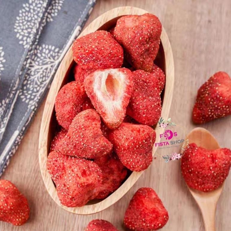 

OATCAK Strawberry Crispy Sweet Kriuuuk BUAH TIN ARA SURGA MUSANGKING MANGGA IMPORT STOBERI MANIS KERING Cemilan Sehat 30g 100g