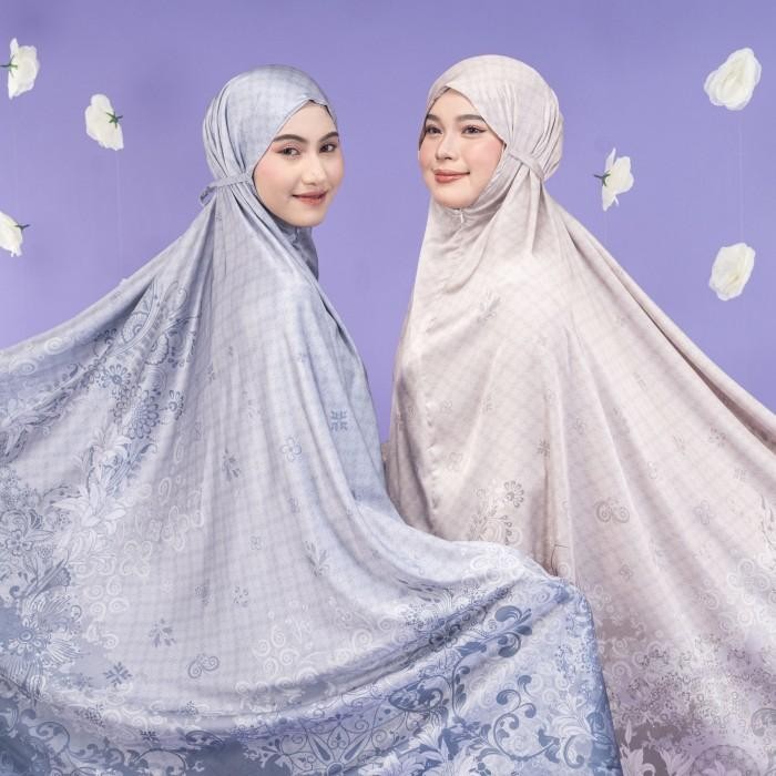 Zianisa - Mukena Dewasa Premium Silk Adera Series Allsize Terbaru 100 % Original