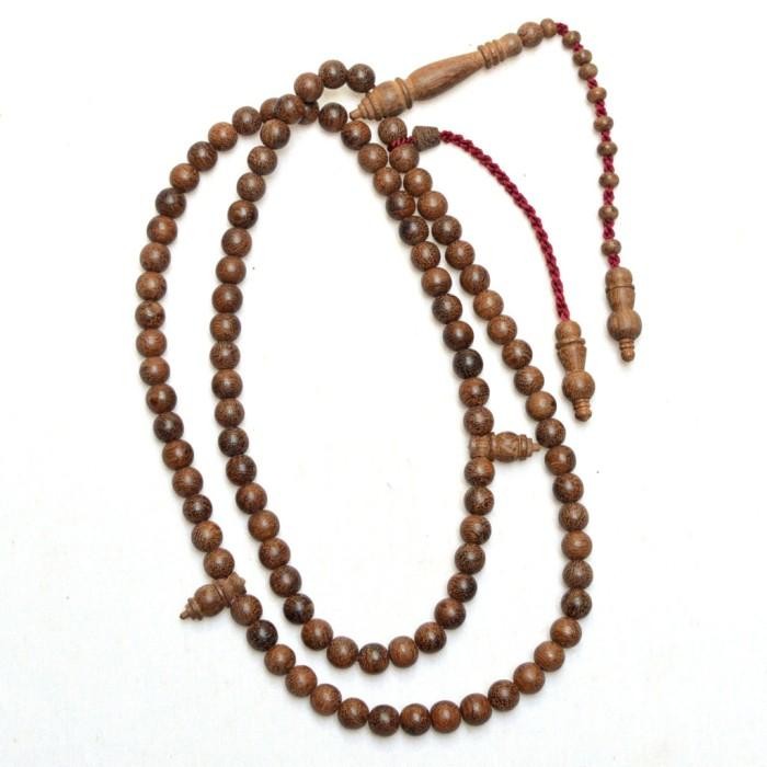 Tasbih Muslim Kayu Ulin Menang 08 Mm New 100 % Original
