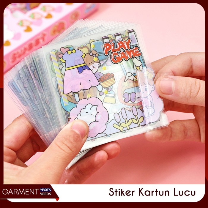 

Stiker Buku Diary Motif Kartun Korea Botol Minum Waterproof Handbook