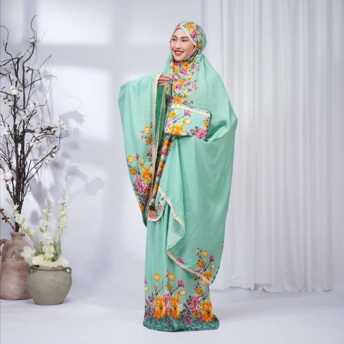 Mukena Border Mukena Zianisa Raifa Series All Size Terlaris 100 % Original
