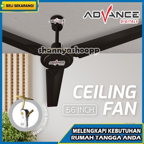 PROMO Kipas Angin Plafon NAGOYA/ADVANCE/sogo/gmc/sanex/yundai (Ceiling Fan) 56" - Baling Besi -