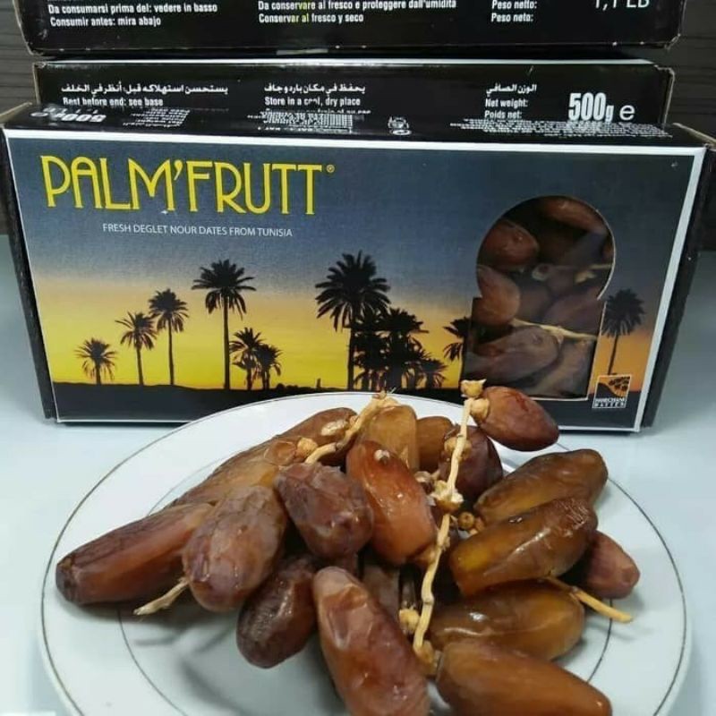 

kurma tunisia palm fruit 12pcs 500gr (exp 2025 original)