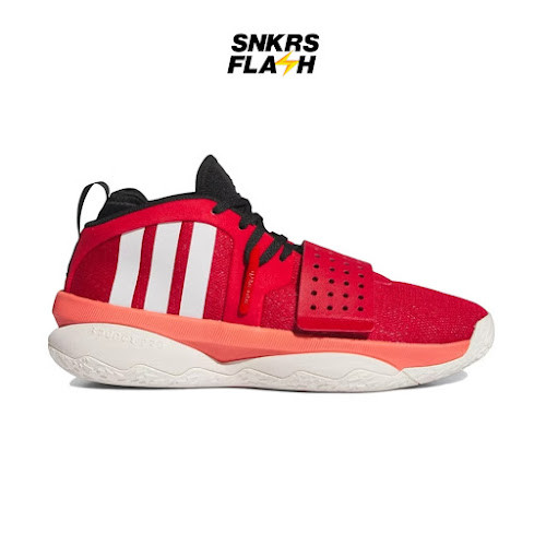 ADIDAS Dame 8 Extply Better Scarlet Sepatu Basket Pria - IF1506 - Size 44