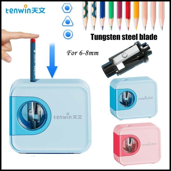 

Tenwin S8316 Mini Automatic Pencil Sharpener / Rautan Pensil Otomatis