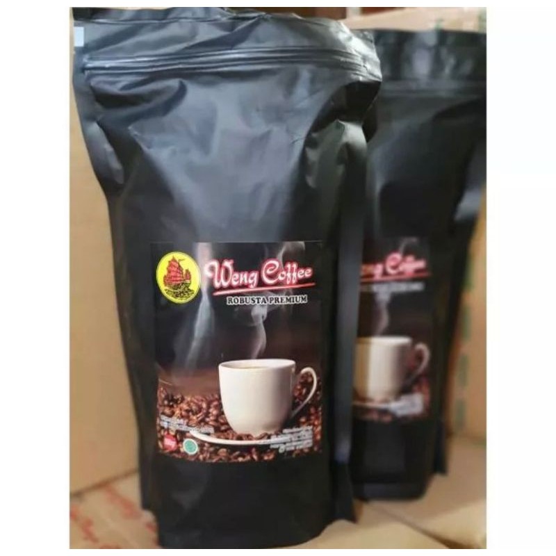 

FS : Bubuk Kopi Robusta Premium Weng Coffee/Aweng Khas Pontianak 500gr