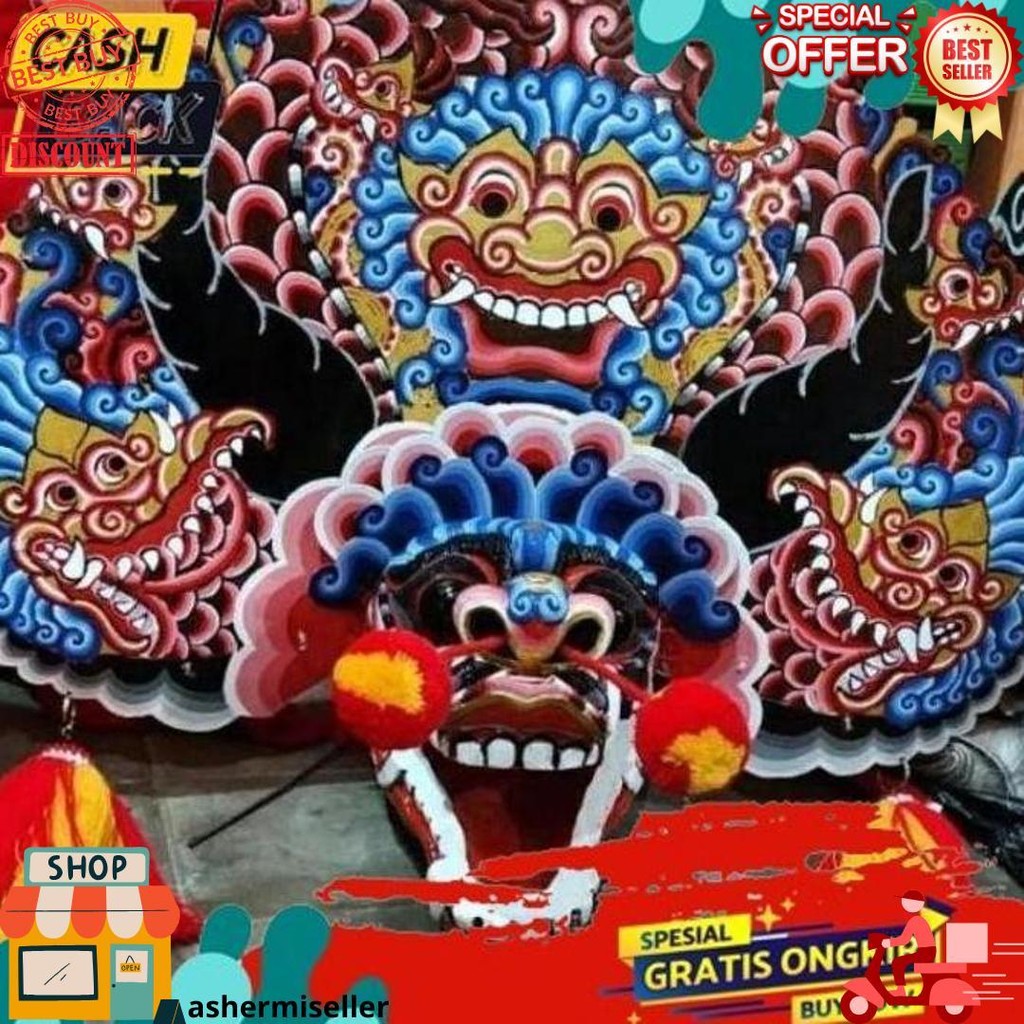 

T Promo Discount Bisa Cod Cuci Gudang Barongan Rampak Telon Jamang Cat Air Brush Bonus Kemul Panjang Dan Pentul Tinggal Pakai Ukuran Anak Promo Barongan Plipit Romo Mainan Anak Barongan Anak Sd Brongan Plipit Premium / Barongan Spon Caplok Kain Panjang /