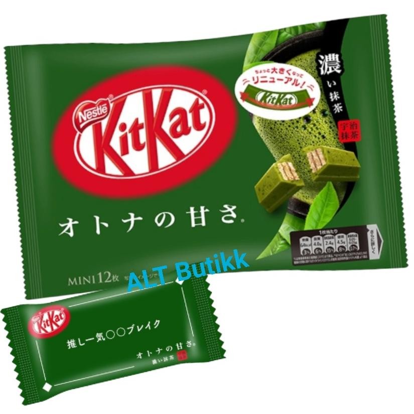 

KIT KAT MINI JAPAN ORIGINAL | GREEN TEA | DARK CHOCOLATE | KITKAT JEPANG