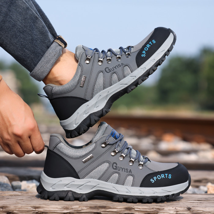 Safety Shoes Sneakers Sport New Guyisa Grey Style Murah