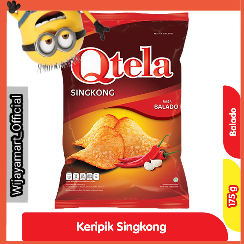 

Qtela Keripik Singkong Balado 175 g