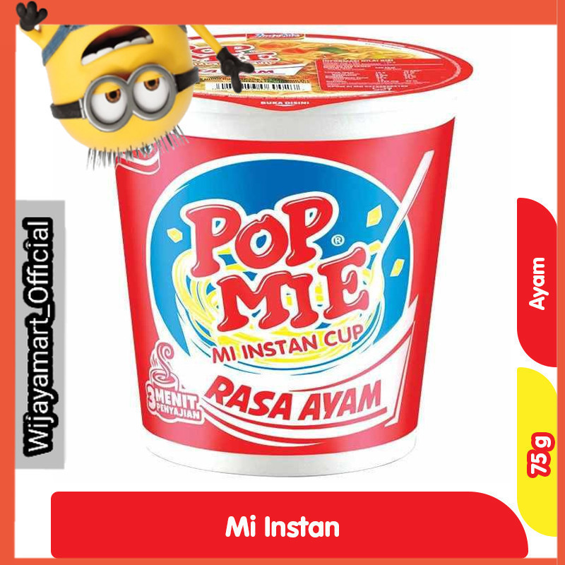 

Pop Mie Mi Instan Cup Ayam 75 g