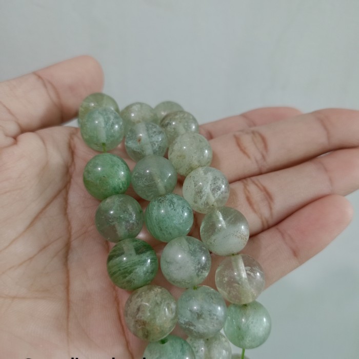 

Batu green citrine 12mm natural hijau