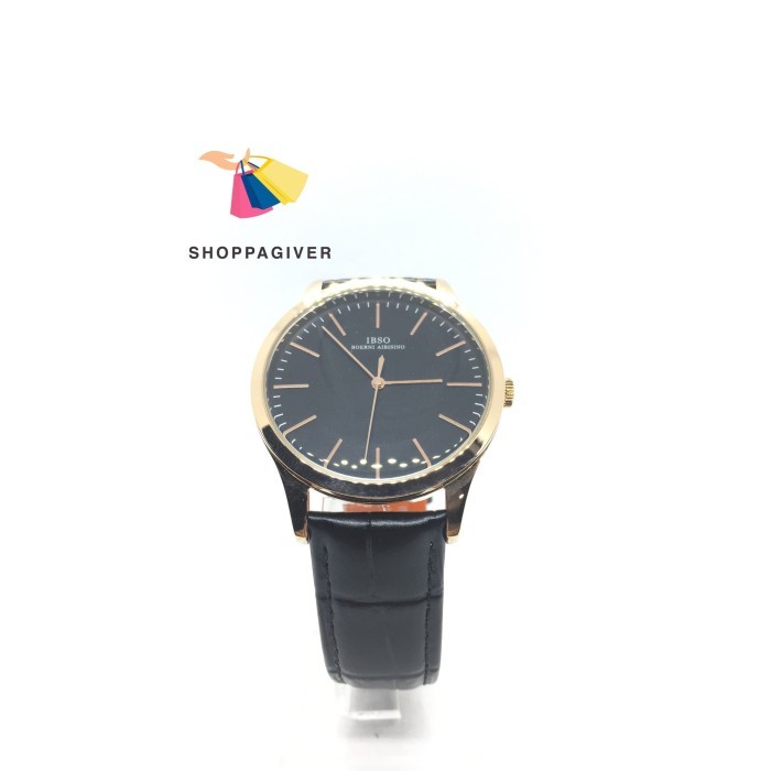 Readyyy JAM TANGAN PRIA IBSO 3903 ORIGINAL BLACKGOLD MURAH BERGARANSI+GELANG