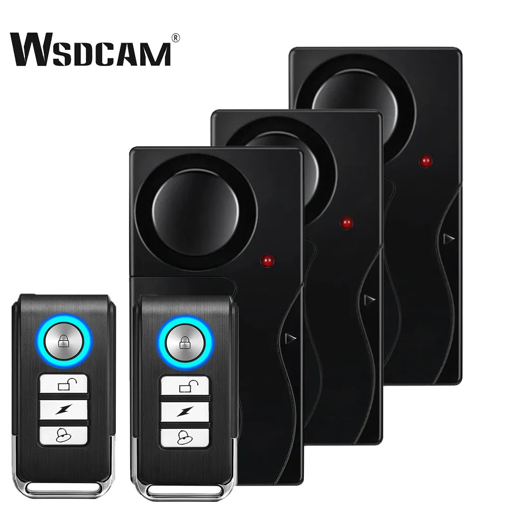 WSDCAM Wiress Vibration Alarm with Remote Control