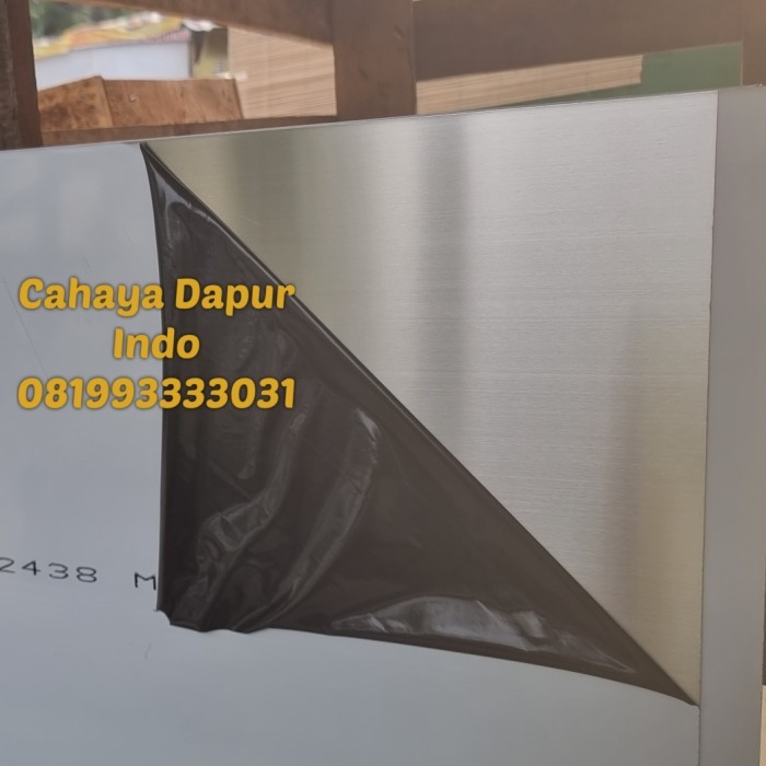 TERLARIS plat stainles steel hairline 2mm