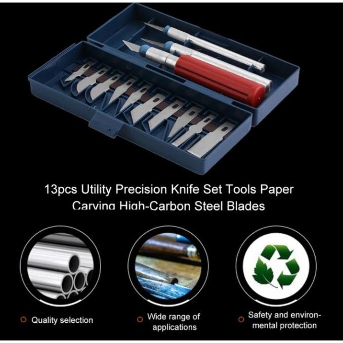 

best produk] Pisau Sayat Bonsai Kelapa Set Pisau Ukir Crafting Art Knife