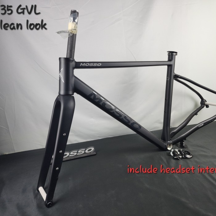 TERBARU MOSSO 735 GVL gravel clean look internal headset BISA GOSEND!