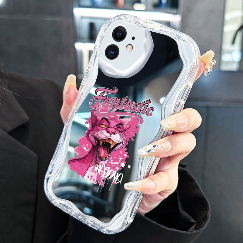 Casing Hp Untuk iPhone 11 Pro Max 12 Pro Max Case Casing berbahaya leopard drop HP Softcase silikon 