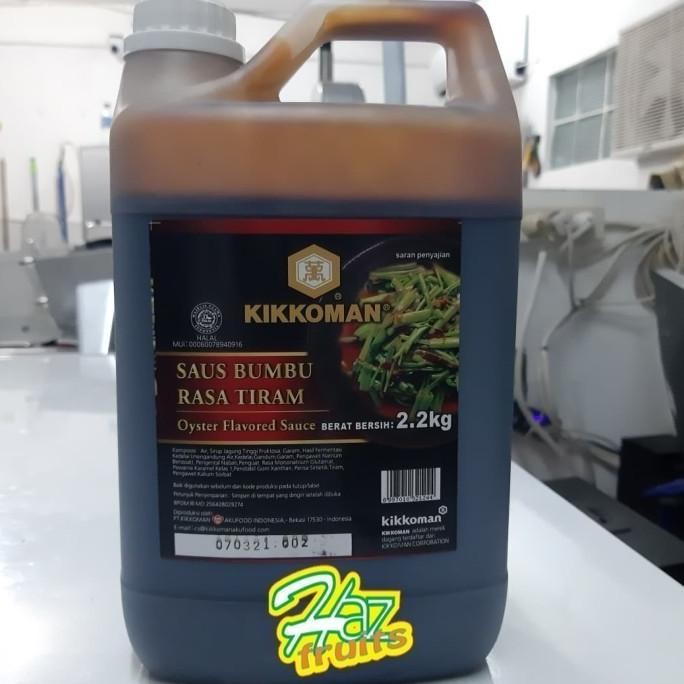 

SAUS BUMBU RASA TIRAM KIKKOMAN 2.2 KILO / OYSTER FLAVORED SAUCE