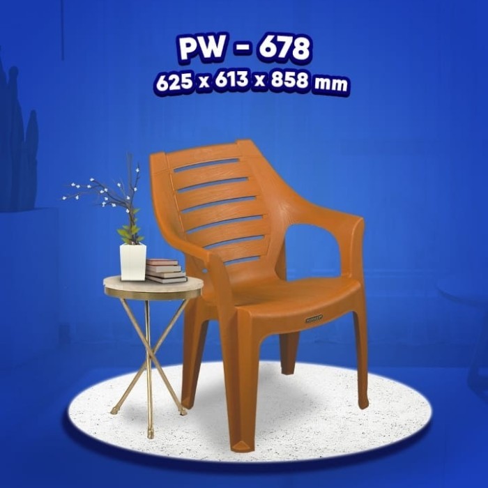 PROMO kursi plastik/kursi santai napolly KUHAPE 22