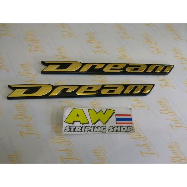 Promo Emblem Honda Dream Gold