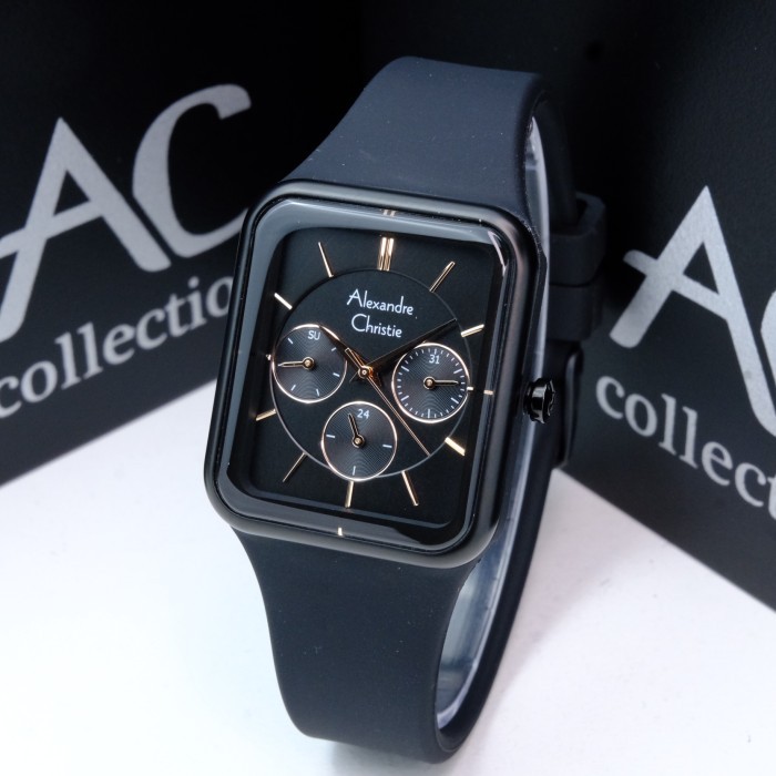 ALEXANDRE CHRISTIE AC 2744 FULL BLACK WANITA. ORIGINAL