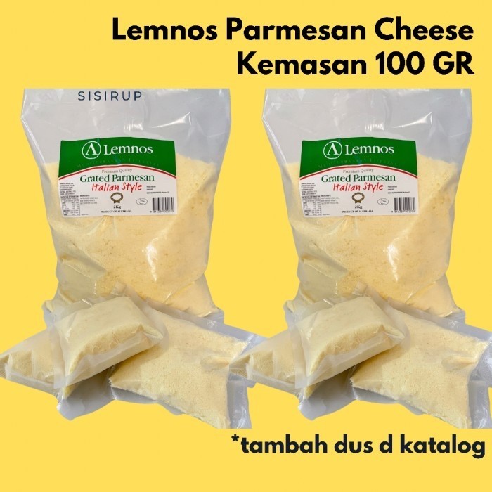 

Lemnos Parmesan Cheese 100 Gr / Keju Parmesan / Parmesan Powder