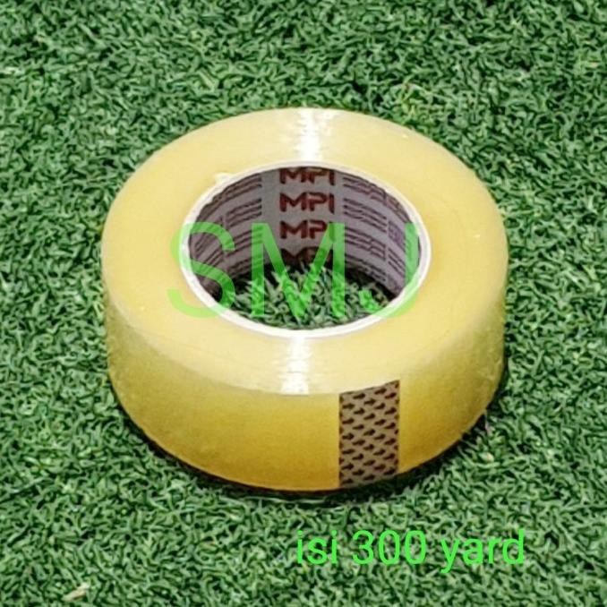 {{{{}}] Isolasi Lakban Besar 2" / lebar 4.5cm Bening isi 300 yard
