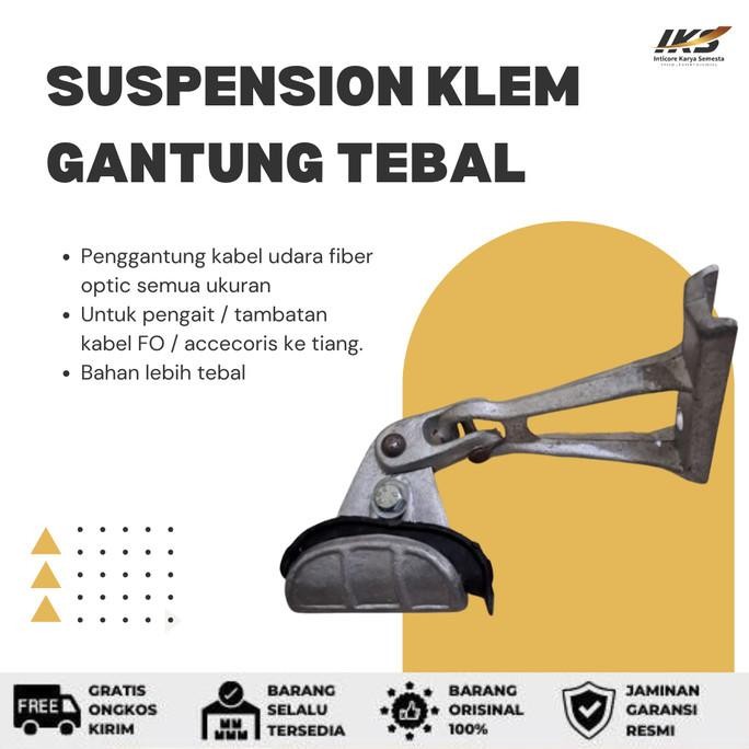 ><><><] Suspension Klem Gantung Kabel Tebal