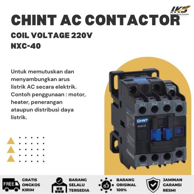 ] CHINT AC Contactor NXC-40  NXC-50  NXC-65 NXC-85  NXC-100