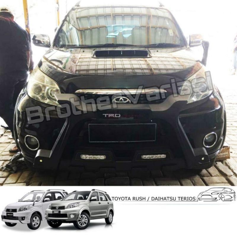 Tanduk / Bemper Depan New Rush / New Terios Model Luxury 2007 2010 2015 2017