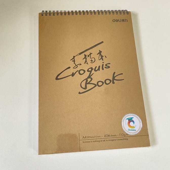 

:<:<:<:<] Sketchbook Croqis Book DELI A4 (40 lbr)